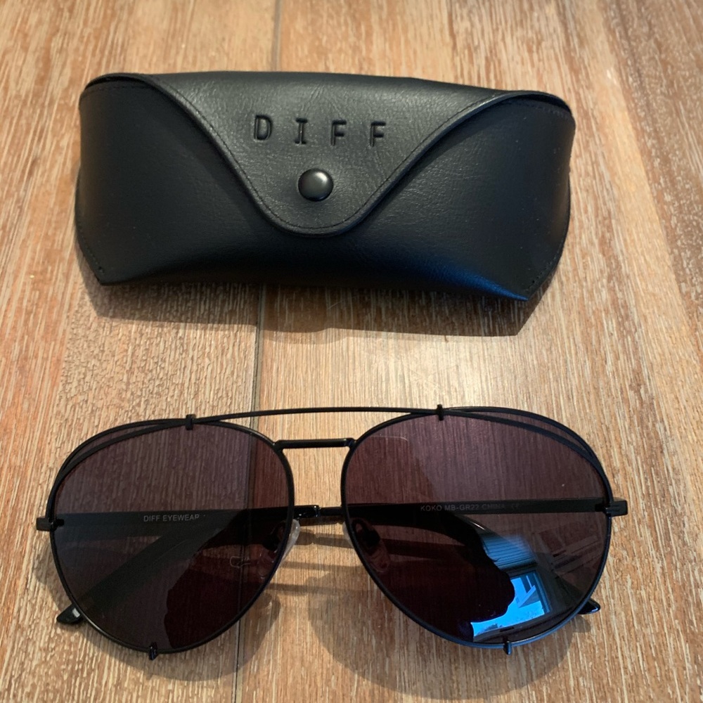 DIFF Koko Aviator Sunglasses